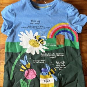 Mini Boden Bee Tee NWT 11/12